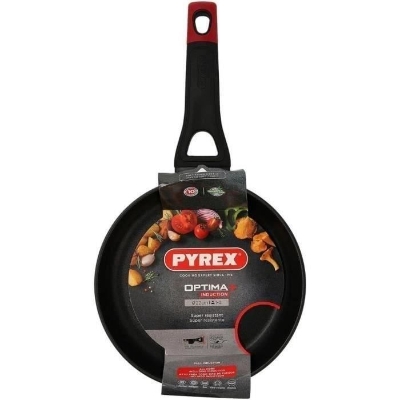 Poele - PYREX - 1455016 - En aluminium forgé - Antiadhésif - 22 cm - Sans PFAS