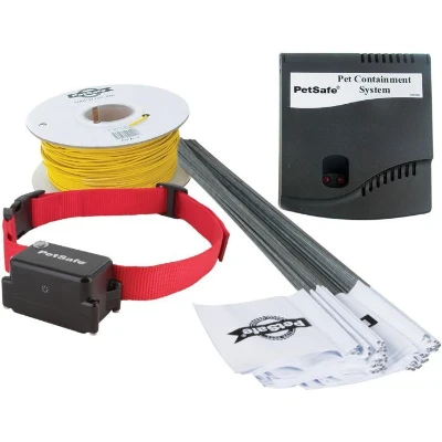 PetSafe - Systeme de Clôture Anti-Fugue pour Chien avec 150 metres de fil - 5 niveaux réglables de stimulation statique