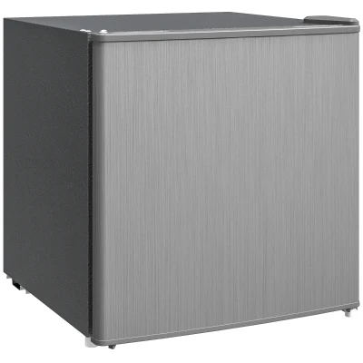 HOMCOM Mini zamrażarka 35 L Elektryczna wolnostojąca 45 W Mini zamrażarka Minilodówka 41dB -14 do -24℃ Regulacja temperatury w 5 stopniach 47 x 44,2 x 48,8 cm Szary