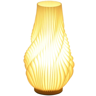 Lampa stołowa LED, inteligentna, ściemniana, biała