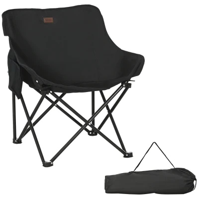 Folding Camping Chair, Stalowe nogi, Torba, Idealny na plażę