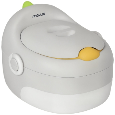 3-w-1 nocnik dla dzieci, zdejmowany, z uchwytami, Szary