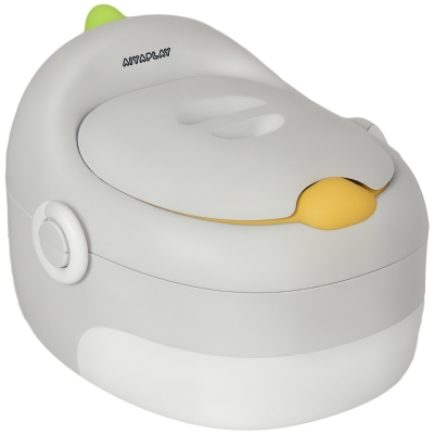 3-w-1 nocnik dla dzieci, zdejmowany, z uchwytami, Szary