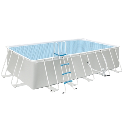 Piscină supraterană 580L x 310l x 122H cm, cadru oțel, filtru, rezistentă la rugină