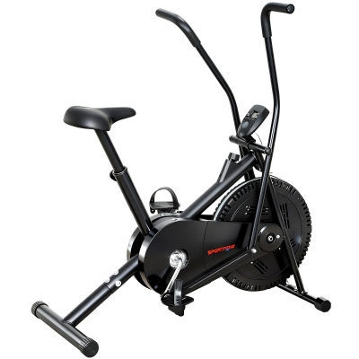 SPORTNOW Exercise Bike Adjustable Seat LCD for Home Gym