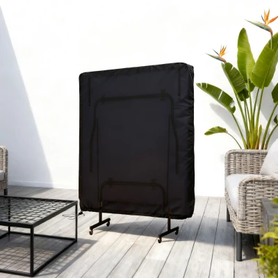 SPORTNOW Copertura Tavolo da Ping Pong 257x153x5 cm in PE Nero