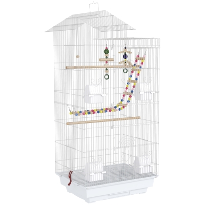 Bird Cage 46L x 36W x 100H cm White