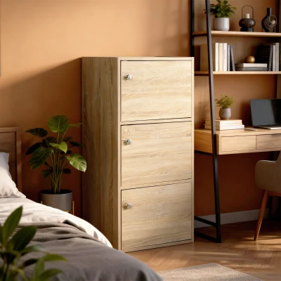 HOMCOM Armadio 48cm x 34cm x 100cm Color Legno