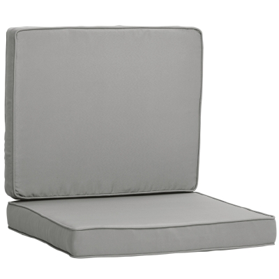 Zestaw 2 poduszek na krzesła, 56 x 52 cm, z zamkiem, do sofy