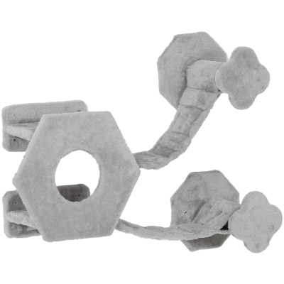 Kocia ścianka wspinaczkowa, legowisko, drapak, szary