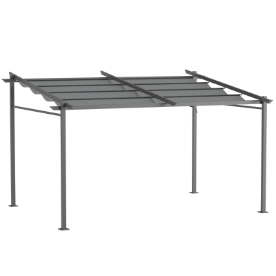 Pergola tarasowa 4x3m, zadaszenie ogrodowe, pawilon