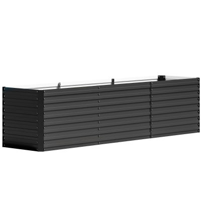 Wysokie łóżko ogrodowe, stal ocynkowana, odporne na warunki