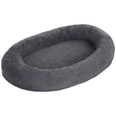 PawHut Human Dog Bed, 175L x 115W x 35Hcm Giant Human Dog Bed with Washable Cover, Waterproof Non-slip Bottom, Handel, Fluffy Dog Bed for People, Adults, Pet Family, Dark Grey