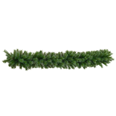 HOMCOM 1.8m Artificial Christmas Garland with Needles, Xmas Decorative Garland for Stairs, Fireplaces, Doors, Home Decoration, Green