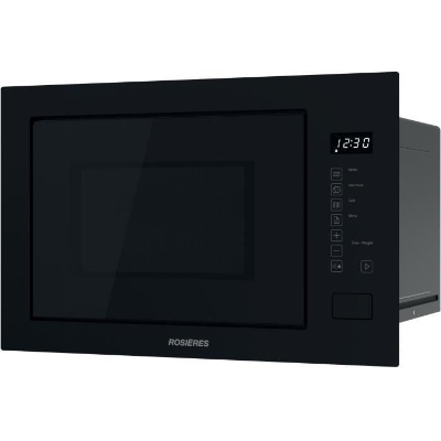 Micro-ondes encastrable - ROSIERES - RO38FL7N25LWB - Noir - 28 L - 59,5 x 36,8 x 38,5 cm
