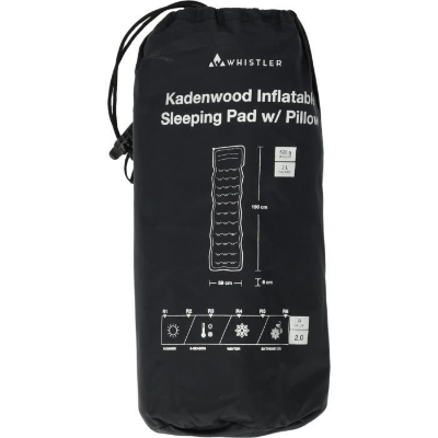 Matelas gonflable - WHISTLER - Kadenwood - Nylon robuste -  Oreiller intégré