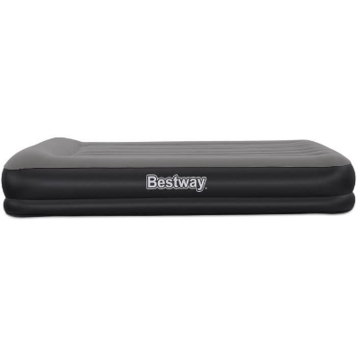 Matelas gonflable - BESTWAY - 671BU - Tritech Queen - 2 places, pompe USB intégrée, 2,03 m x 1,52 m x 36 cm