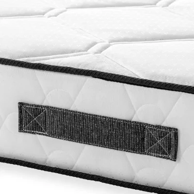 Matelas 140 x 200 cm - Hauteur 19 cm - 580 ressorts ensachés - 7 zones - Equilibré - réversible - fabriqué en Belgique - DEKO DREAM