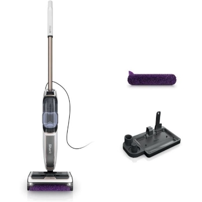 Shark SteamPickUp SD200EU - Balai Vapeur 3-en-1 pour sols durs - Sépare débris humides et secs