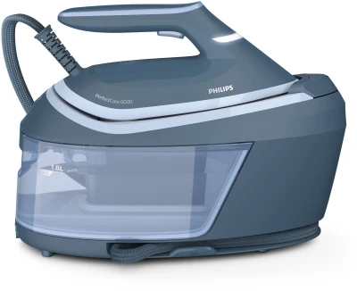 Centrale Vapeur - PHILIPS - PSG6042/20 - PerfectCare Compact Série 6000 - 8 bars - 1.8L - Bleu