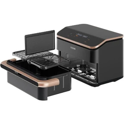 Friteuse sans huile COSORI - Dual Blaze Twinfry Chef Edition - Capacité 10L - 6 programmes - 2800W - Noir