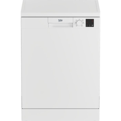 Lave-vaisselle pose libre BEKO DVN06430W b100 - 14 couverts - L60cm - 47 dB - Classe D - Blanc