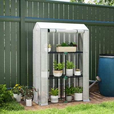 Greenhouse 100W x 40D x 150Hcm White