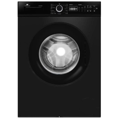 Lave-linge hublot - Pose libre - CONTINENTAL EDISON - CELL812IBP - 8 kg - Induction - 60 cm - 1200 trs/min - Noir mat