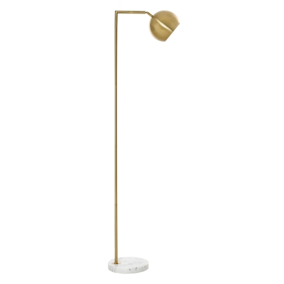 HOMCOM Lampada da terra 38cm x 26cm x 165cm Oro