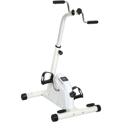 SPORTNOW Cyclette per Riabilitazione Altezza Regolabile Bianco
