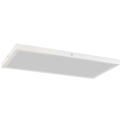 HOMCOM Set de 2 Plafoniere LED Subțiri cu Design Minimalist și Modern, Reglabile, Candelabru LED din Oțel și Plastic, 60x30x3,7 cm, Alb