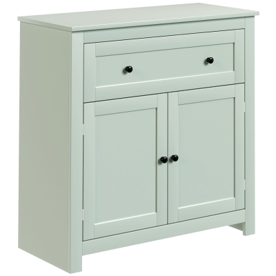 HOMCOM Modern Sideboard Cabinet with Shelf & Drawer, Green