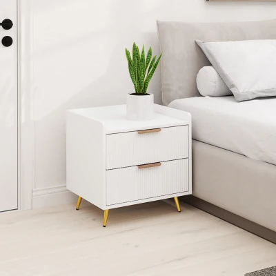 Nightstand 50W x 40D x 50Hcm White