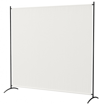 Outsunny Paravent Extérieur 180H cm Beige Protection UV30+