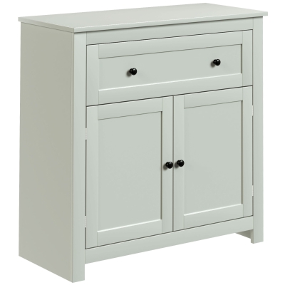 HOMCOM Modern Sideboard Cabinet with Shelf & Drawer, Green