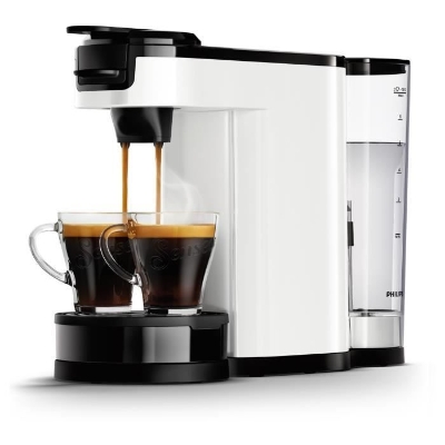 Cafetiere a dosette - PHILIPS - SENSEO - HD6592/05 - Switch 2-en-1 dosette & filtre - Blanc