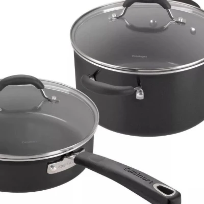 Batterie de cuisine - Tous feux dont induction - CUISINART - 54C11BKEU - Céramique - Antiadhésif - 11 pieces