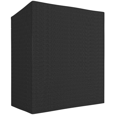 Outsunny Feuerholzregal, Brennholzständer aus Stahl, Stoffabdeckung, 300 kg Belastbarkeit, 140 x 70 x 154 cm, Schwarz