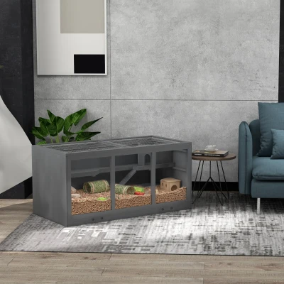 Hamster Cage 115 x 57 x 55cm Grey