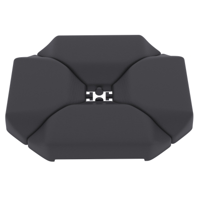 Outsunny Base Parasol 4 Pièces HDPE Remplissable Eau/Sable