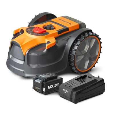 Robot tondeuse autonome - LAWNMASTER - VRM16 - 24 V - 16 cm - Sans fil périmétrique