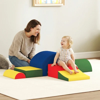 AIYAPLAY Parcours Motricité Bébé 6PCS Mousse EVA Multicolore