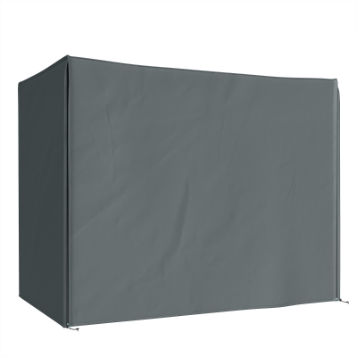 Outsunny Hollywood swing cover 3-seater Waterproof protective cover for garden swing Oxford fabric 220 x 125 x 172 cm, Gray