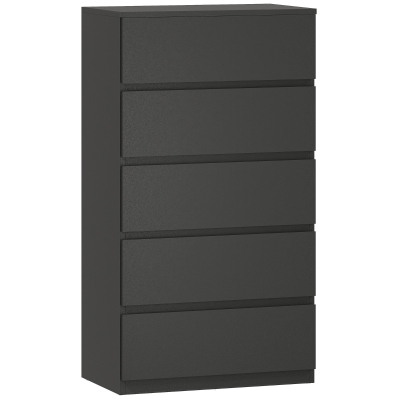 HOMCOM 5-Drawer Chest Modern Bedroom Storage Cabinet
