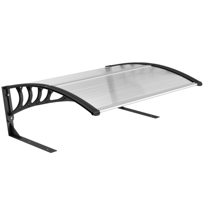 Outsunny Garagem para Robô Cortador de Relva Cobertura Alumínio 100x81x43 cm Branco