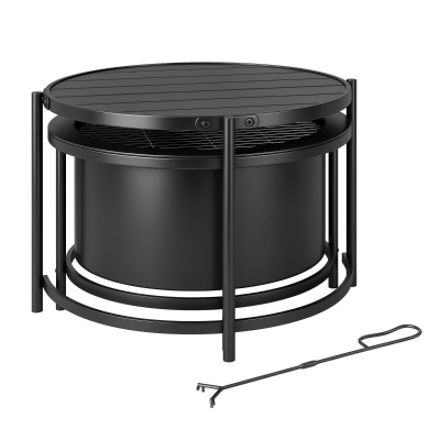 Outsunny Braciere 66cm x 63cm x 41cm Nero