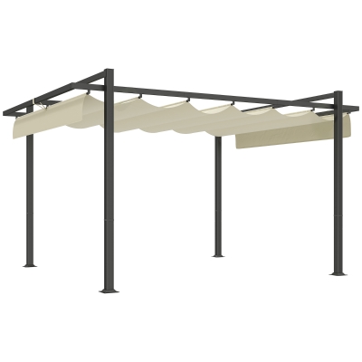 Pergola 390L x 294W x 235Hcm Khaki