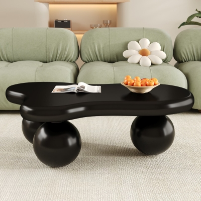 Table basse style nuage, Noir
