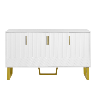 Buffet avec 4 portes, Blanc