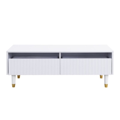 Tavolino da salotto a LED, Bianco
